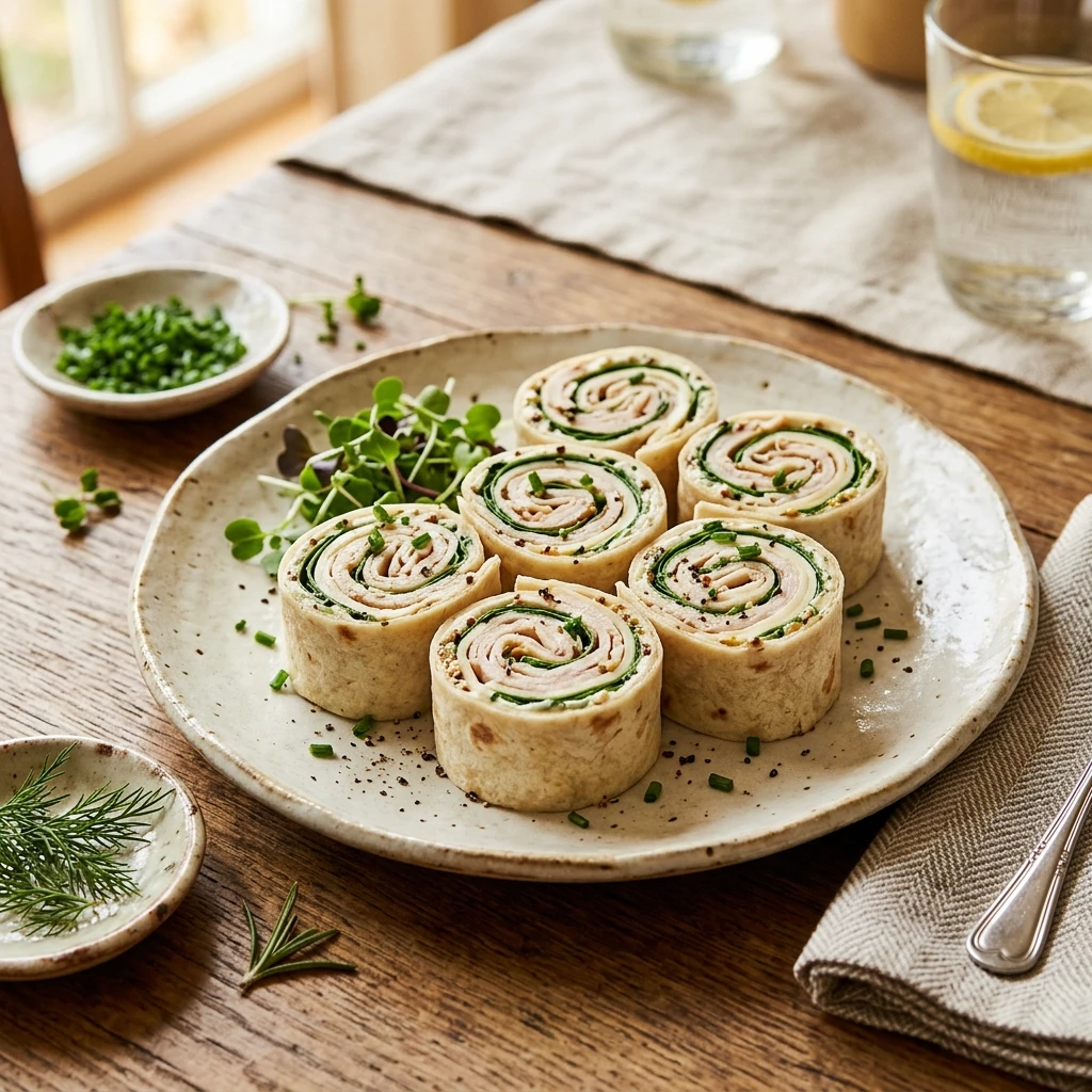 5-Minute Turkey Cheese Roll Ups