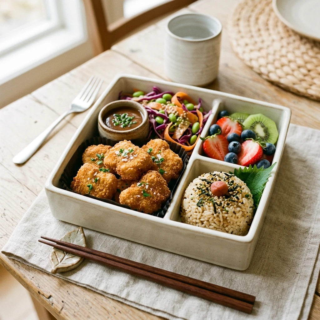 Bento Box Chicken Nugget Lunch