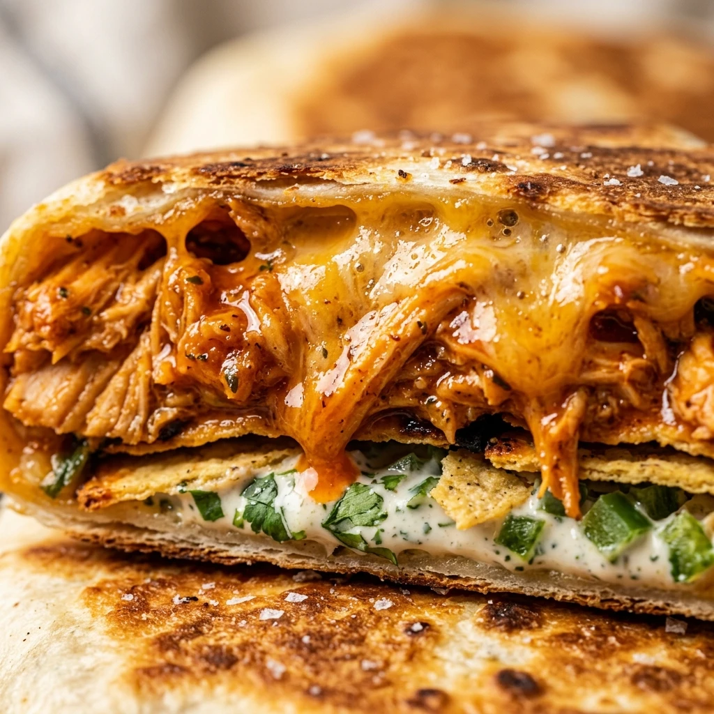 Buffalo Chicken Crunch Wraps