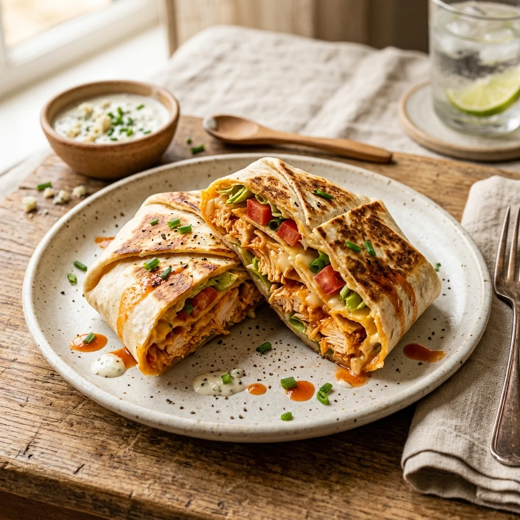 Buffalo Chicken Crunch Wraps