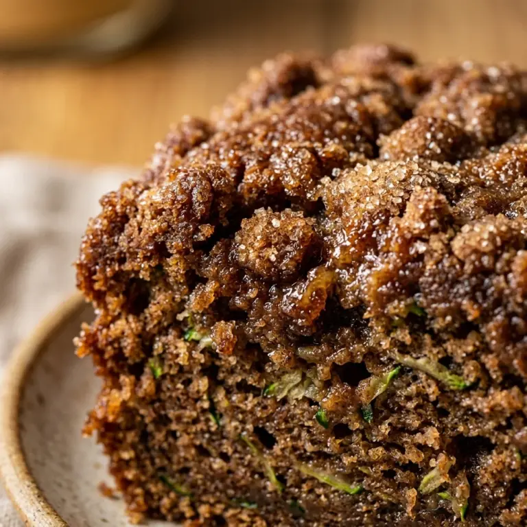 Cinnamon Sugar Zucchini Coffee Cake