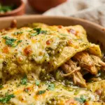 Creamy Hatch Chili Chicken Enchiladas