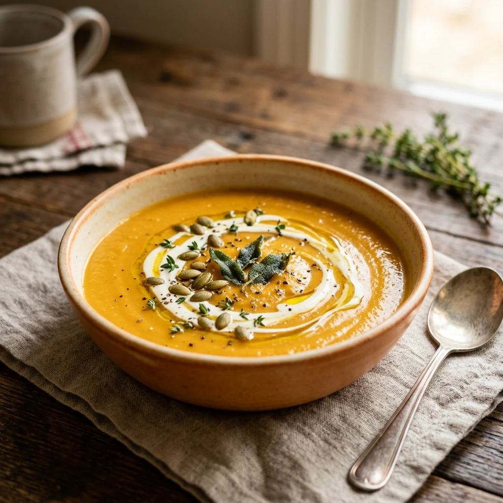 Creamy Roasted Butternut Squash Soup