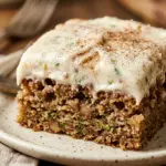 Frosted Cinnamon Zucchini Bars