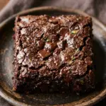 Fudgy Double Chocolate Zucchini Brownies