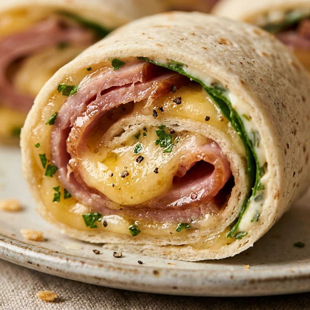 Ham And Cheese Tortilla Roll Lunch