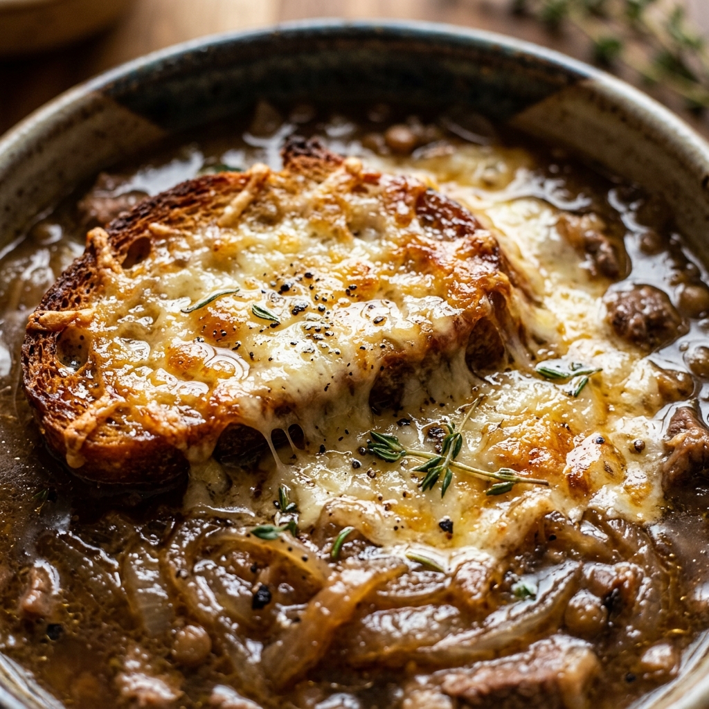 High Protein French Onion Soup