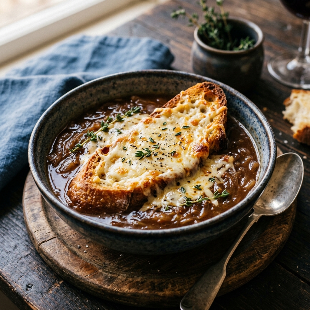 High Protein French Onion Soup
