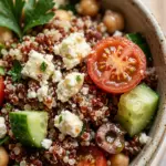 High Protein Mediterranean Quinoa Lunch Box