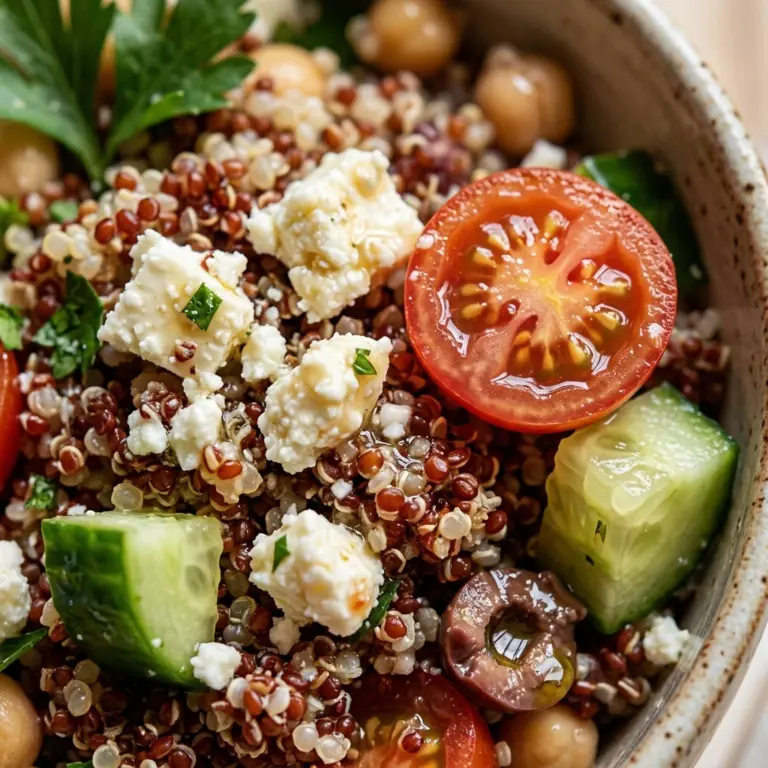 High Protein Mediterranean Quinoa Lunch Box