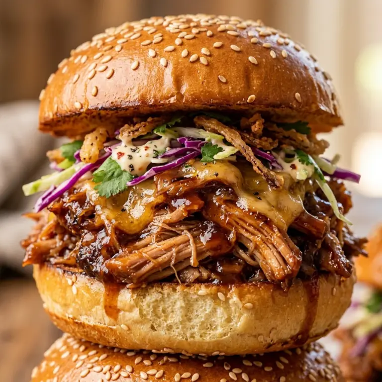 Loaded BBQ Pulled Pork Sliders