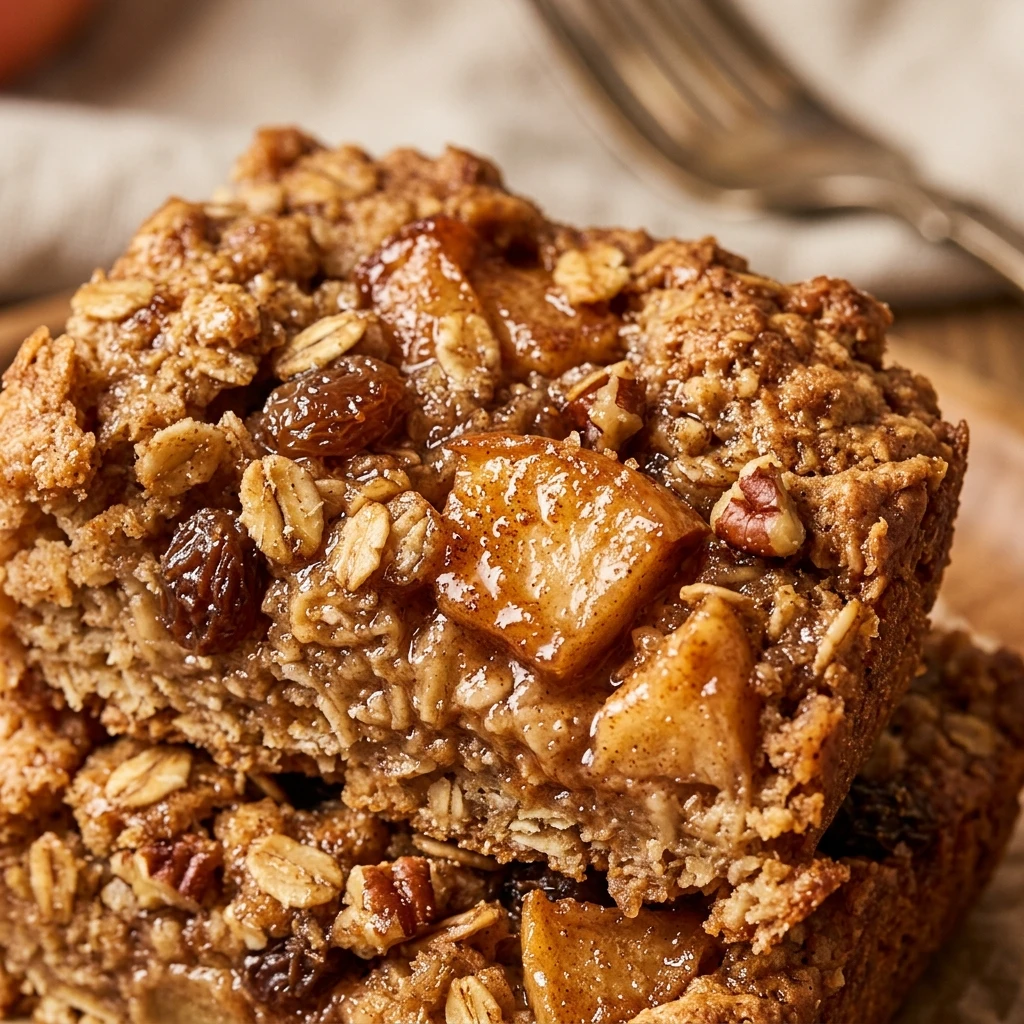 Make Ahead Cinnamon Apple Breakfast Bars