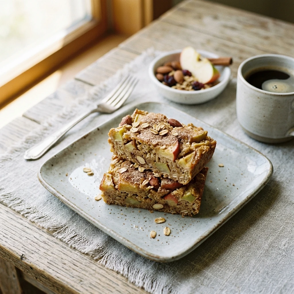 Make Ahead Cinnamon Apple Breakfast Bars