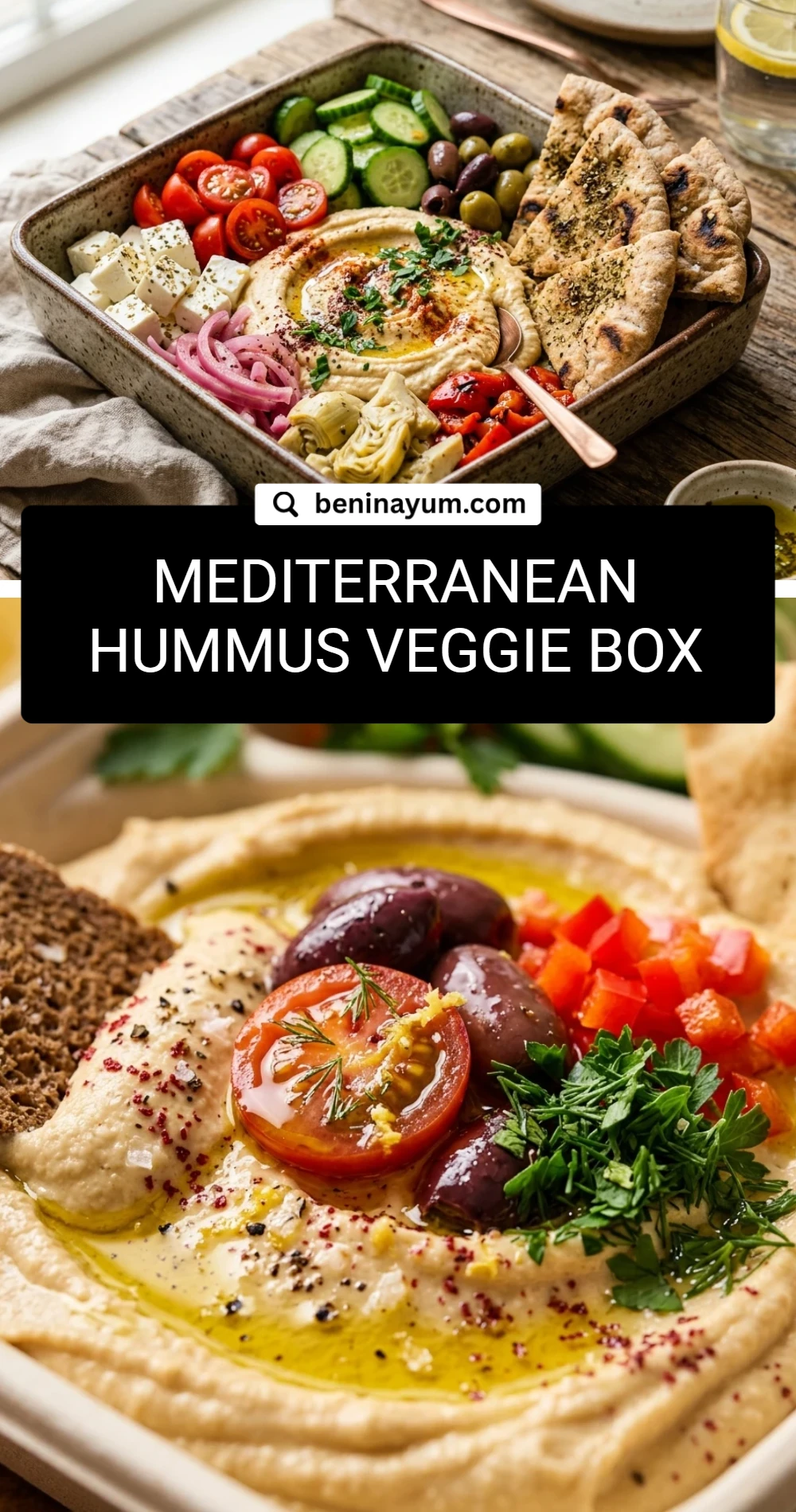Mediterranean Hummus Veggie Box