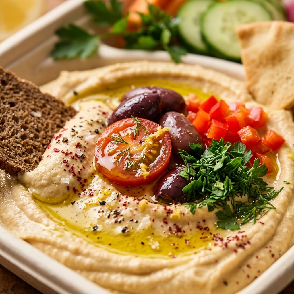Mediterranean Hummus Veggie Box