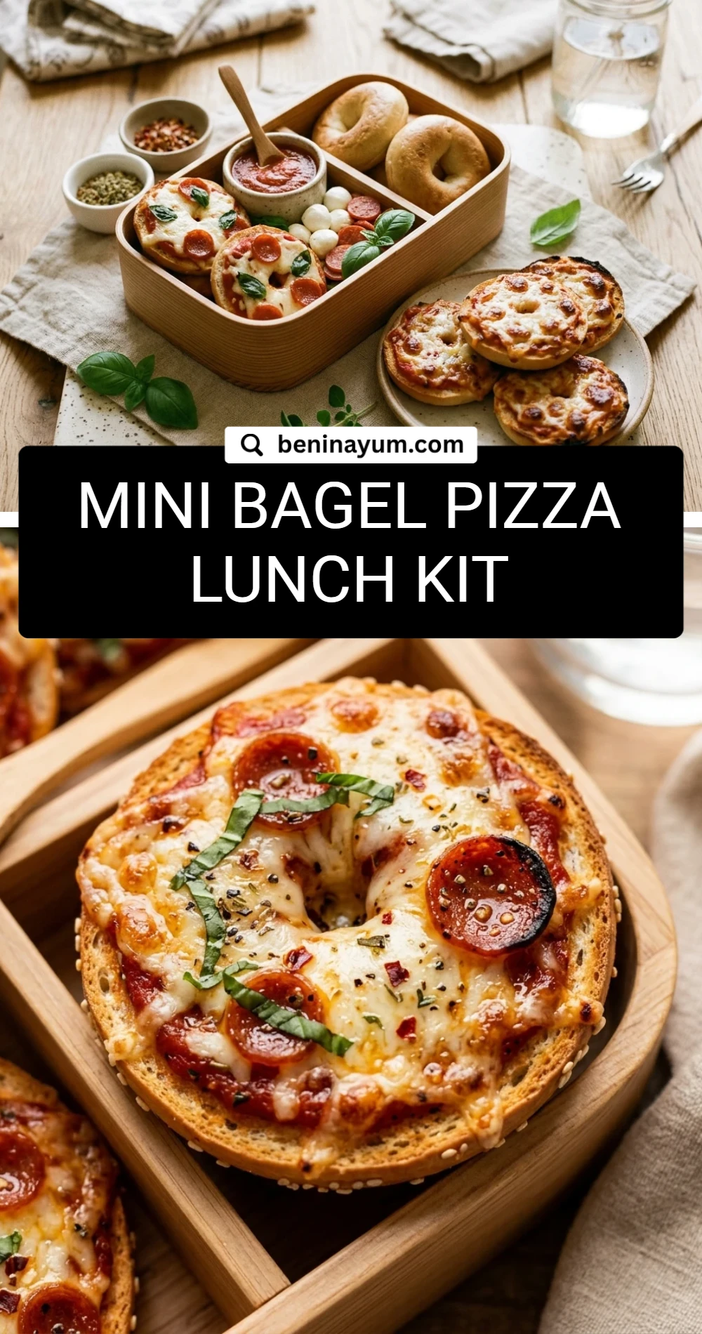 Mini Bagel Pizza Lunch Kit