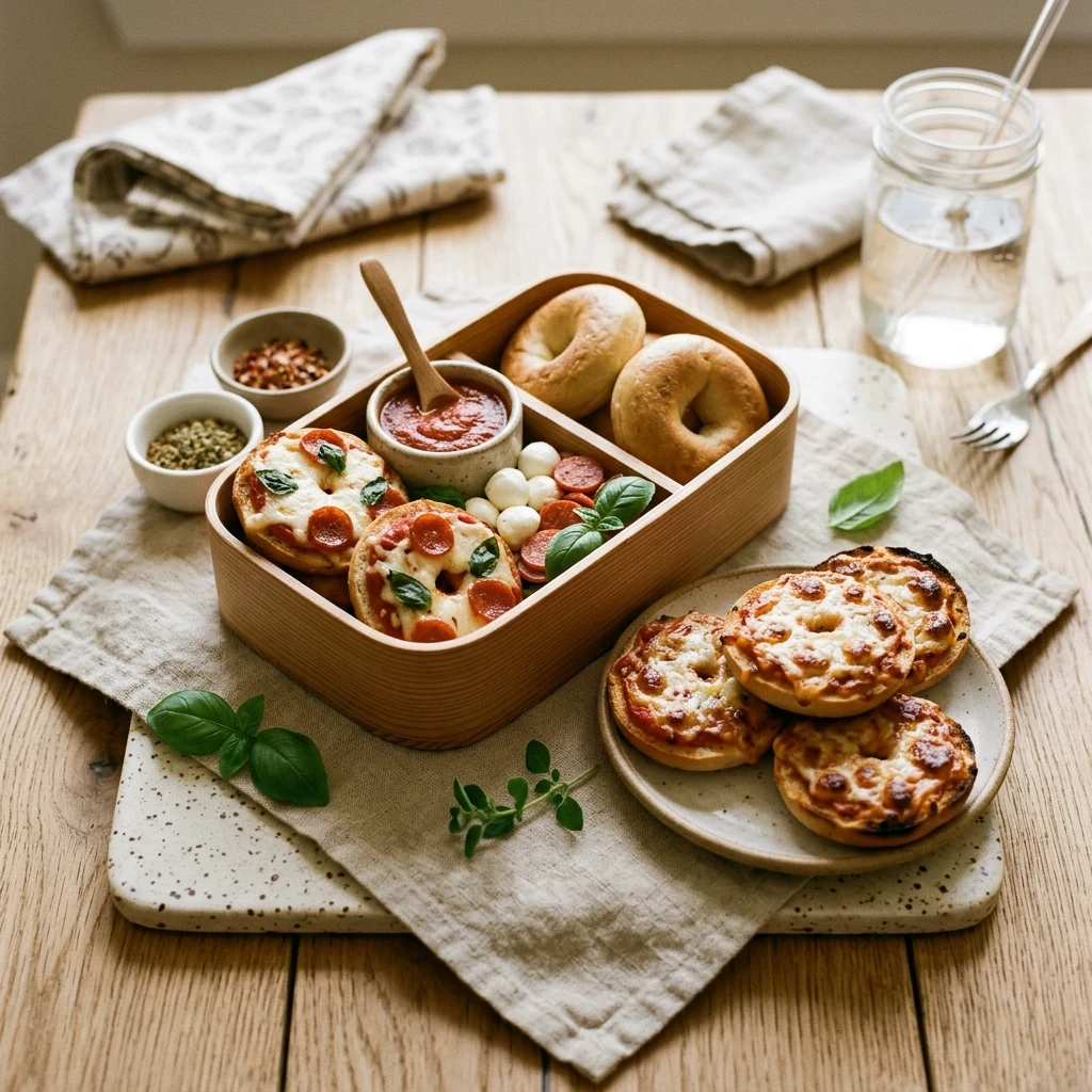 Mini Bagel Pizza Lunch Kit