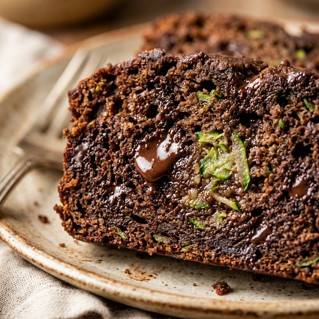 Moist Chocolate Chip Zucchini Bread