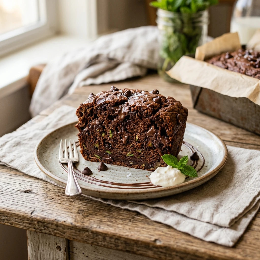 Moist Chocolate Chip Zucchini Bread