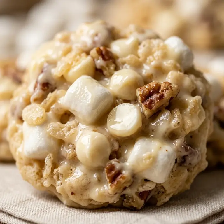 No-Bake White Chocolate Avalanche Cookies