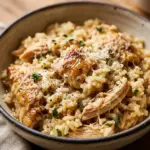 One-Pot Garlic Parmesan Chicken And Rice