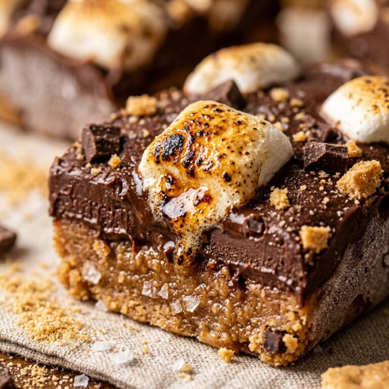 Protein Frozen S'mores Bars