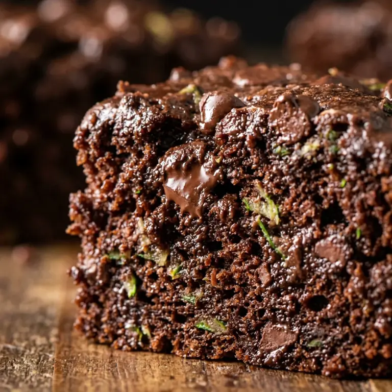 Rich Chocolate Zucchini Snack Cake