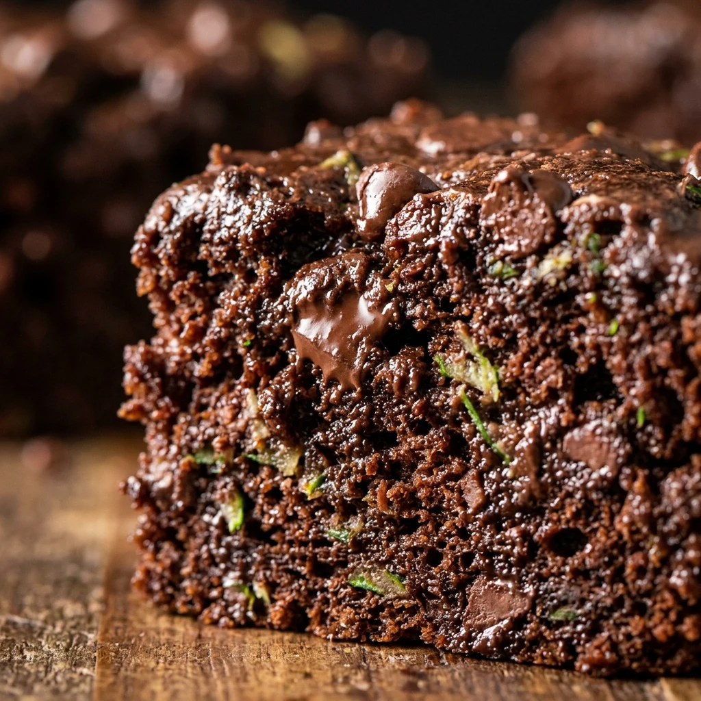 Rich Chocolate Zucchini Snack Cake
