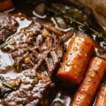 Slow Cooker Pot Roast With Carrots