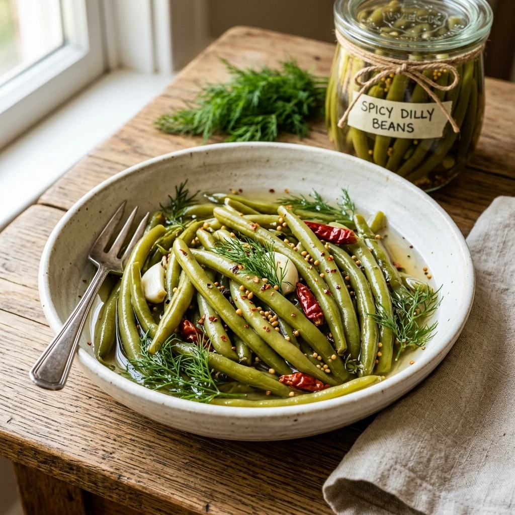 Spicy Dilly Beans Pickles