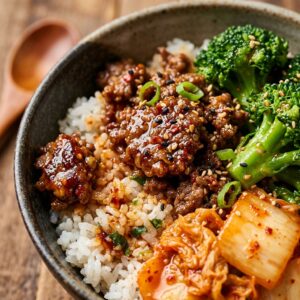 Spicy Korean Beef Bowls Meal Prep