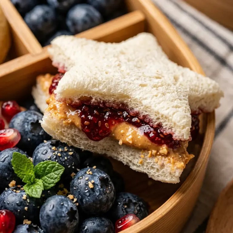 Star Shaped PB&J Bento Box