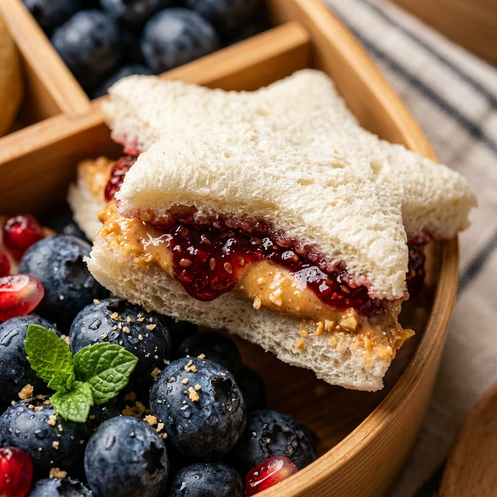 Star Shaped PB&J Bento Box