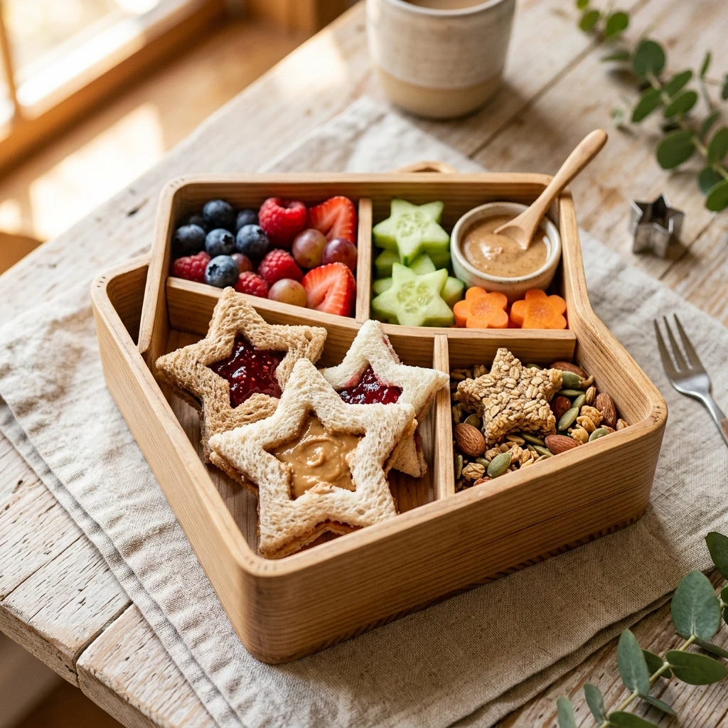 Star Shaped PB&J Bento Box