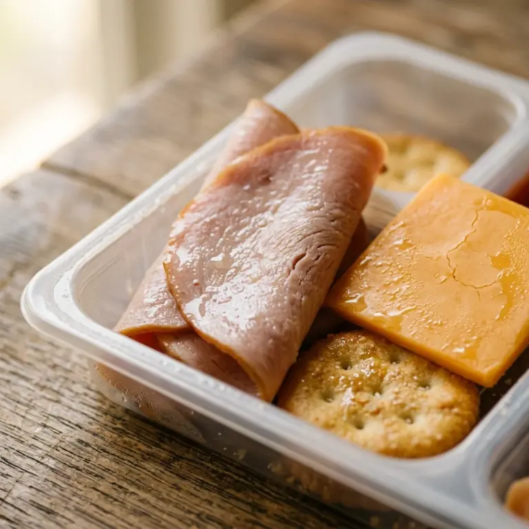 Turkey Ham Cheese Lunchable Box
