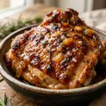Apple Cider Glazed Chicken Thighs
