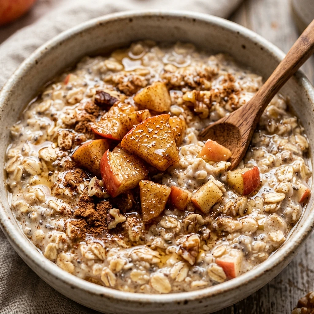 Apple Cinnamon Overnight Oats