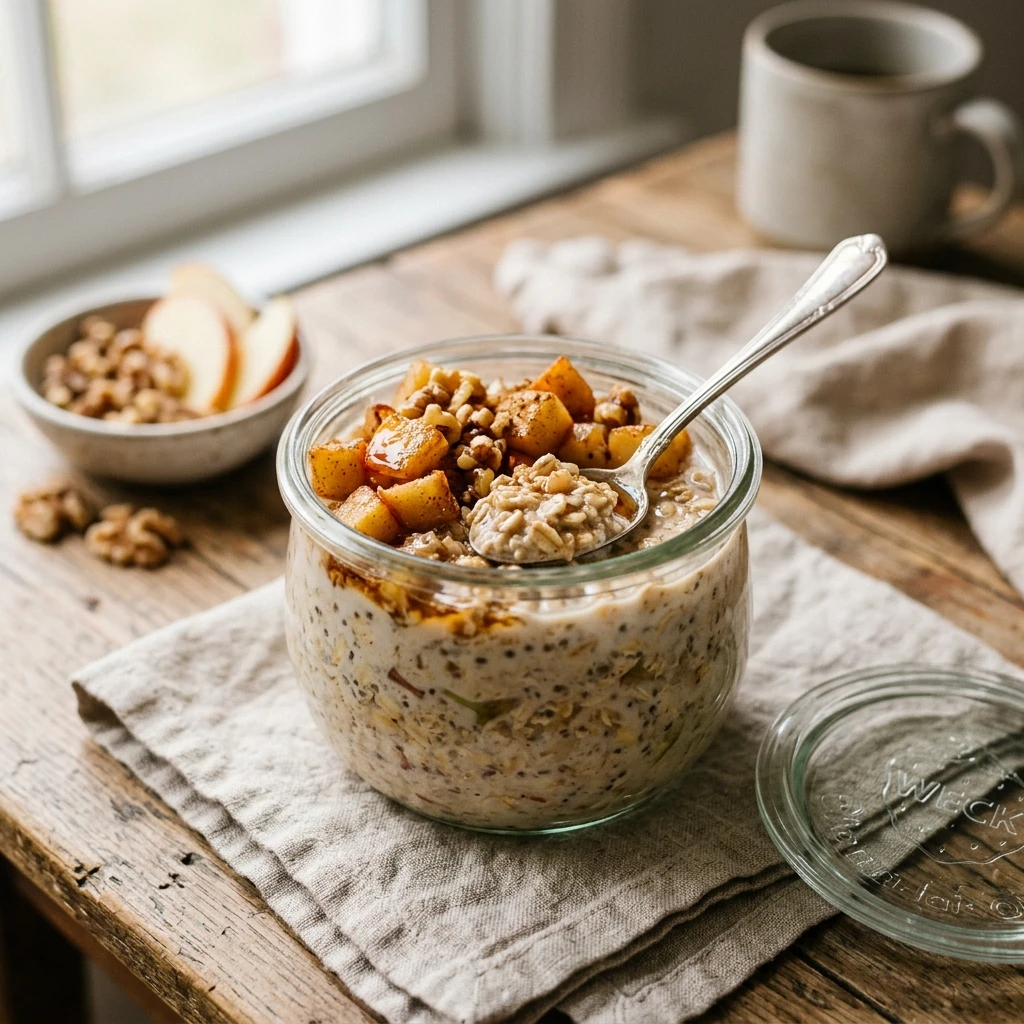 Apple Cinnamon Overnight Oats