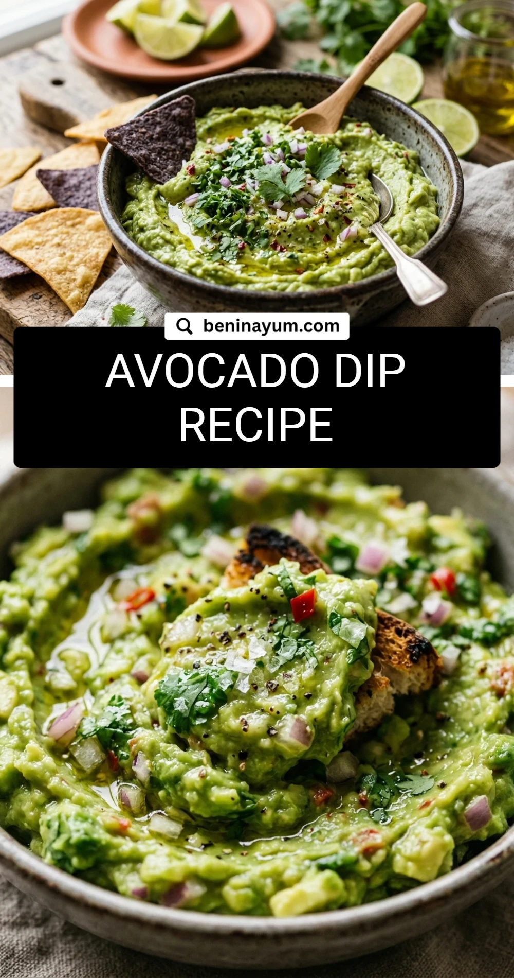 avocado dip recipe