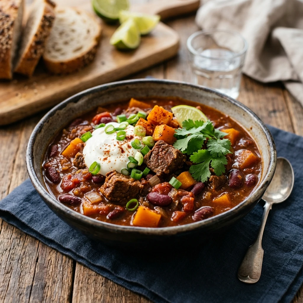 Beef And Pumpkin Chili
