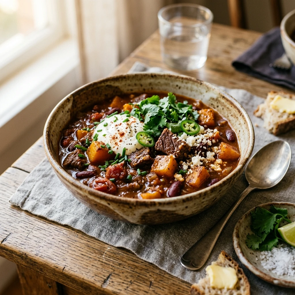 Beef And Pumpkin Chili