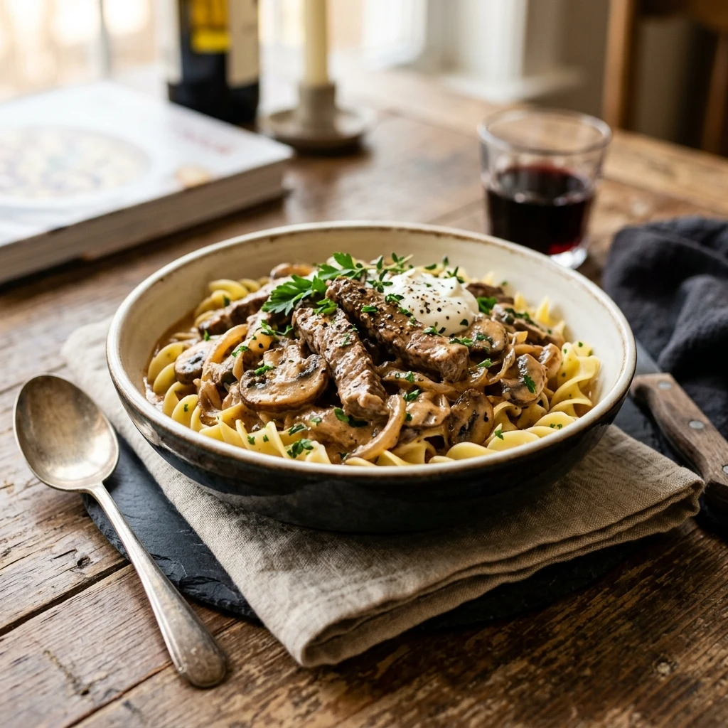 beef stroganoff recipe