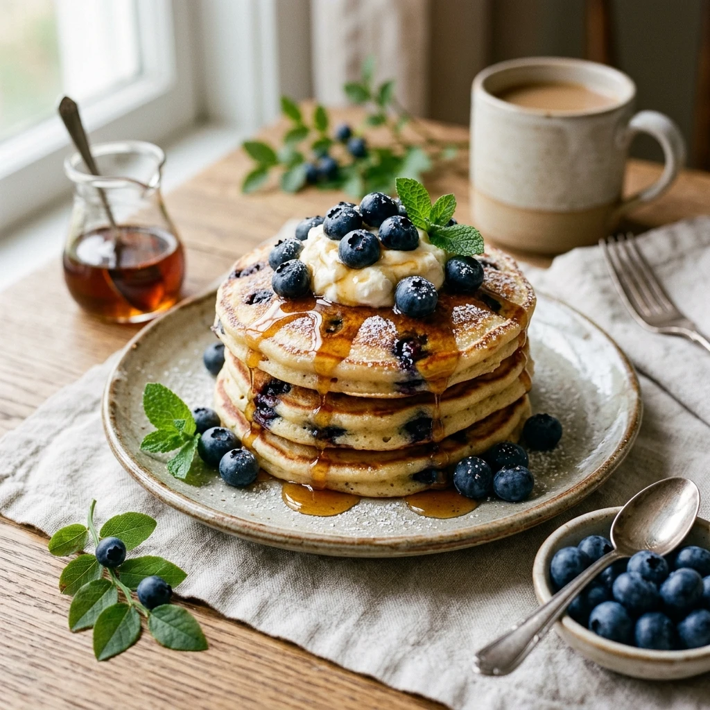 blueberry pancake recipe