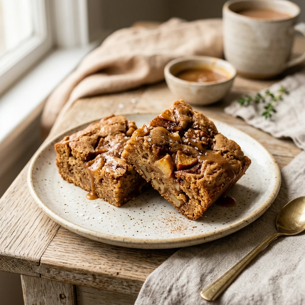 Brown Butter Apple Blondies