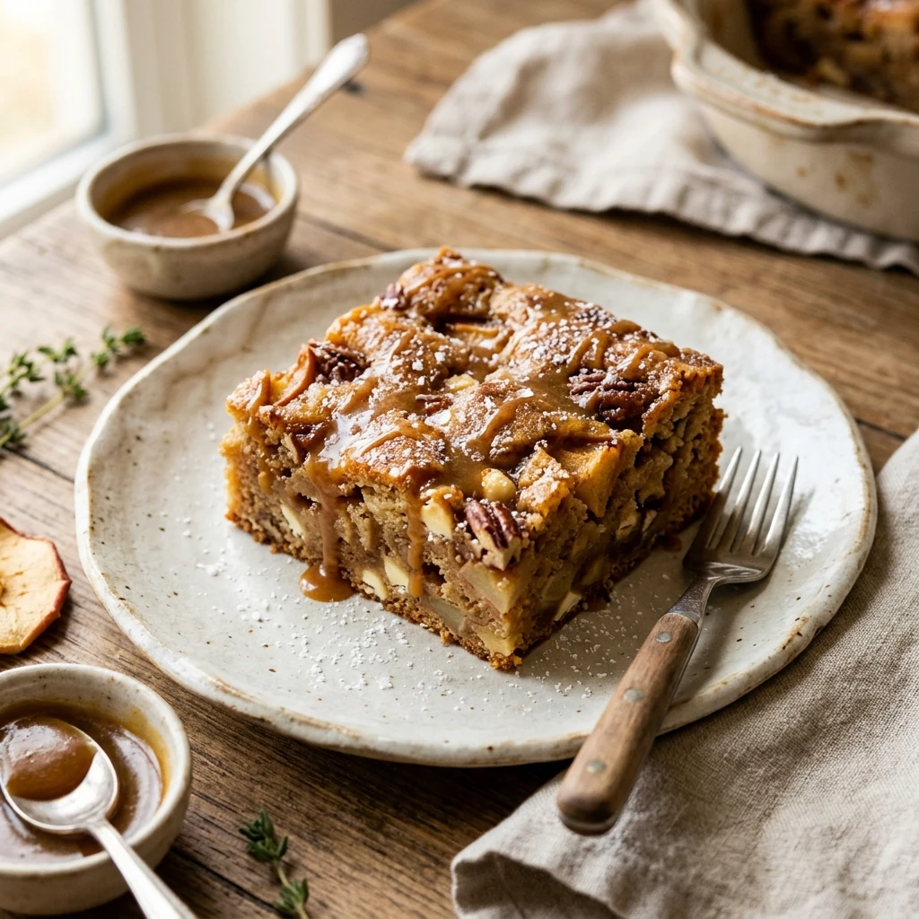 Brown Butter Apple Blondies