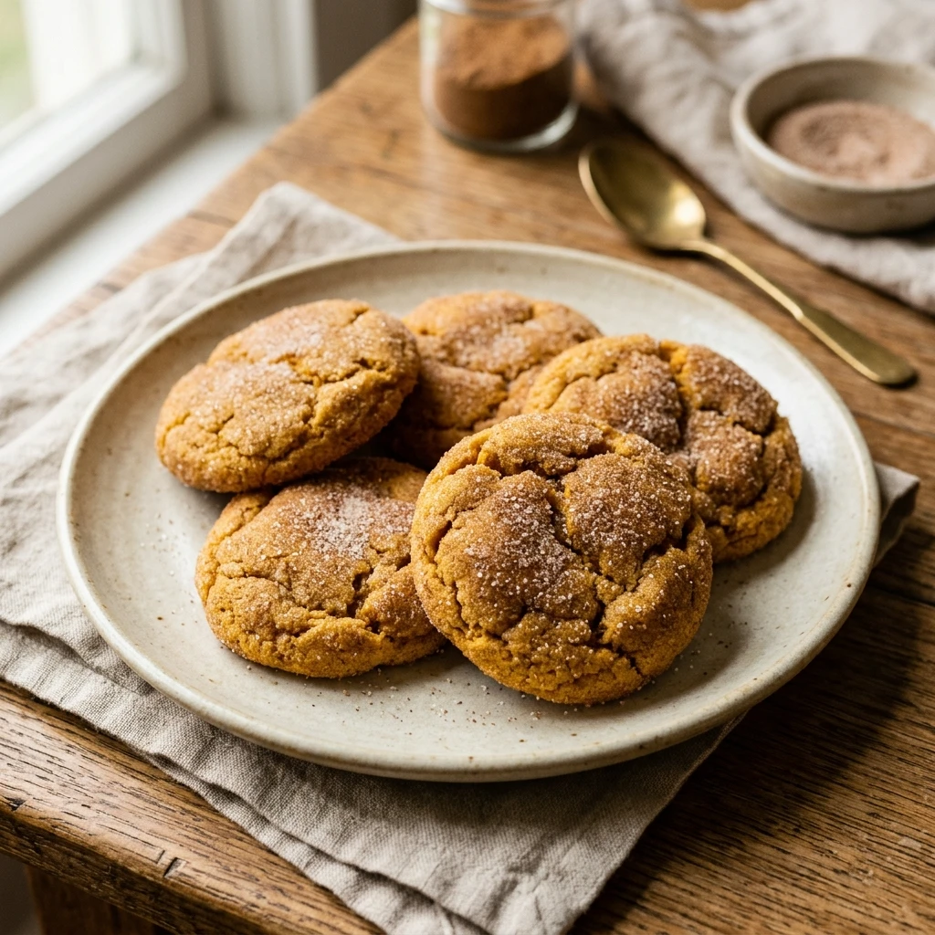 Brown Butter Pumpkin Snickerdoodles