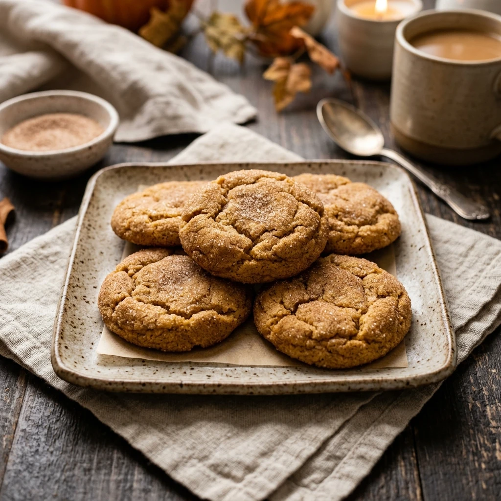 Brown Butter Pumpkin Snickerdoodles