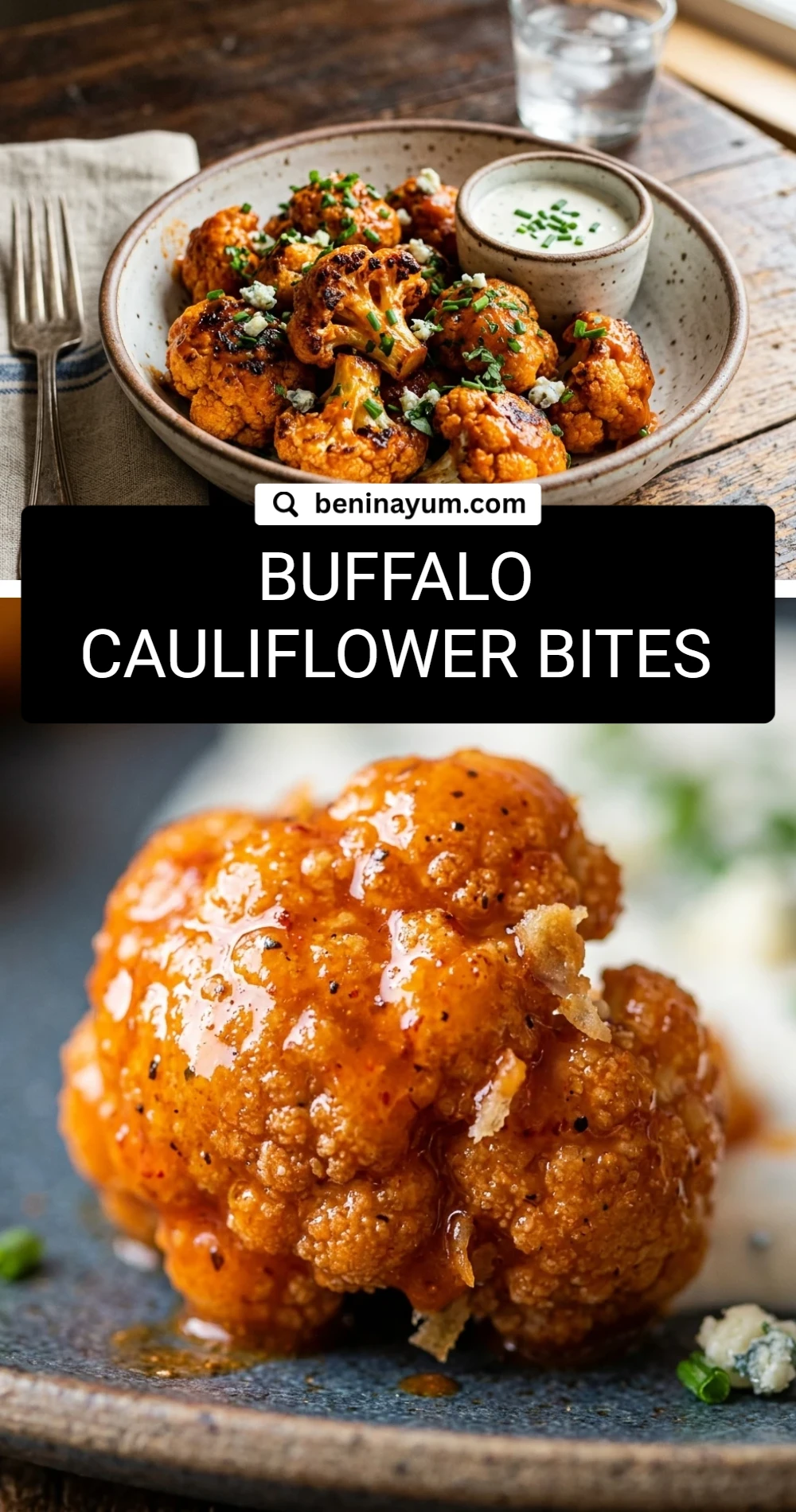Buffalo Cauliflower Bites