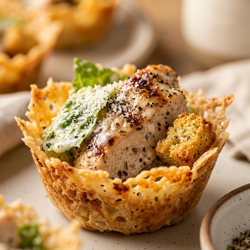 Chicken Caesar Cups