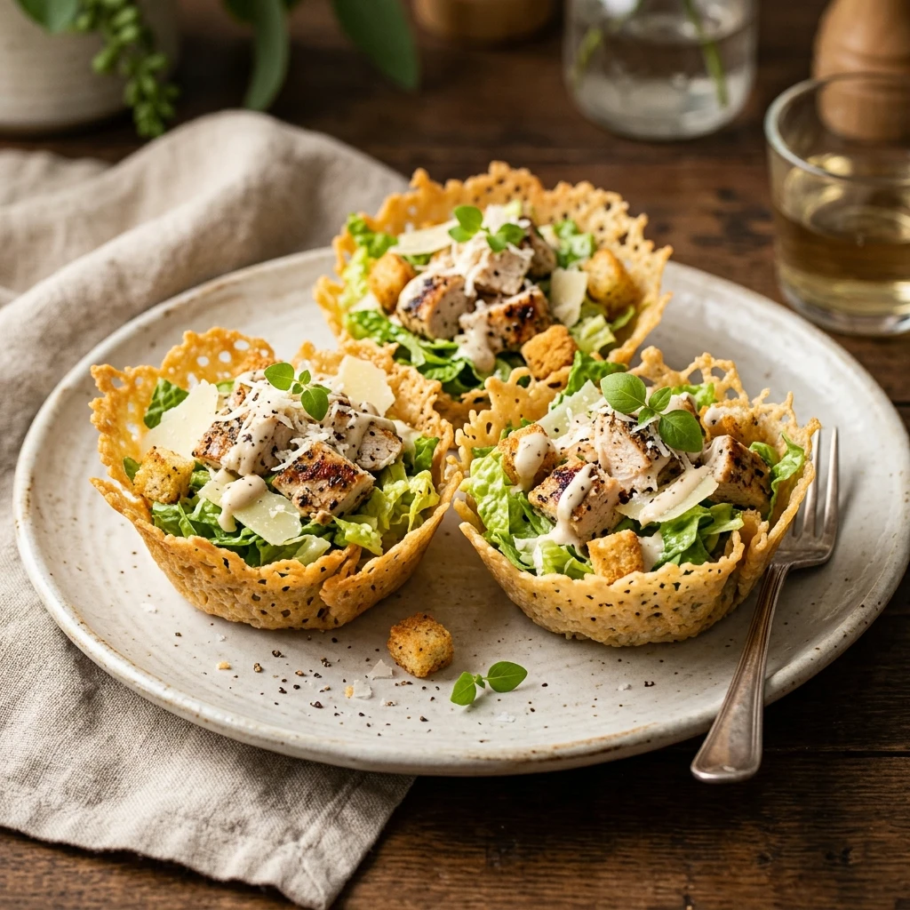 Chicken Caesar Cups